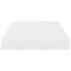 vidaXL Floating Wall Shelves 4 pcs High Gloss White 40x23x3.8 cm MDF