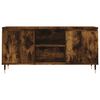 vidaXL TV Cabinet Smoked Oak 104x35x50 cm Engineered Wood
