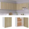 vidaXL Hanging Cabinet Sonoma Oak 50x31x60 cm Engineered Wood