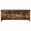 vidaXL Wall-Mounted Coat Rack with Shelf Smoked Oak 80 x 20 x 30 cm
