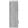 vidaXL Highboard Grey Sonoma 60x35.5x103.5 cm Engineered Wood