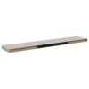 vidaXL Floating Wall Shelves 2 pcs Concrete Grey 120x23,5x3,8 cm MDF