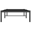 vidaXL Metal Bed Frame without Mattress Black 75x190cm