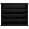 vidaXL Desk Organiser Black Oak 36 x 26 x 29.5 cm Engineered Wood