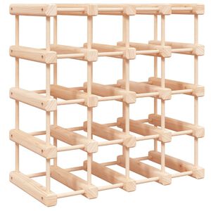 vidaXL Wine Rack for 20 Bottles 46.5x23x46.5 cm Solid Wood Pine