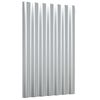 vidaXL Roof Panels 36 pcs Galvanised Steel Silver 60x36 cm
