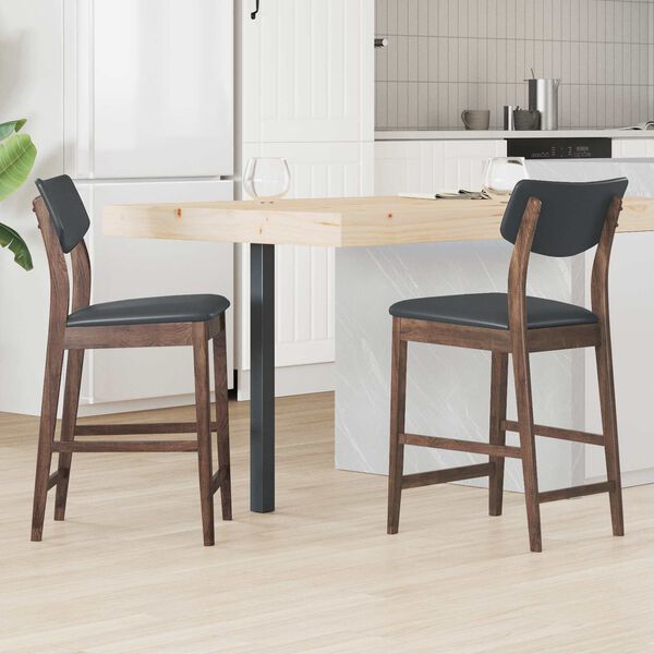 vidaXL Dining Chairs 2 pcs Light Brown 48 x 49 x 95 cm