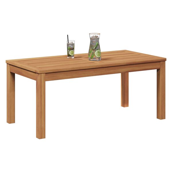 vidaXL Table Brown 95 x 45 x 40 cm Solid Teak Wood