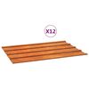 vidaXL Roof Panels 12 pcs Rusty 60x44 cm Corten Steel
