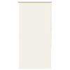 vidaXL Roller Blind Blackout Off White 75x175 cm Fabric Width 70.7 cm Polyester