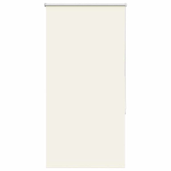 vidaXL Roller Blind Blackout Off White 75x175 cm Fabric Width 70.7 cm Polyester