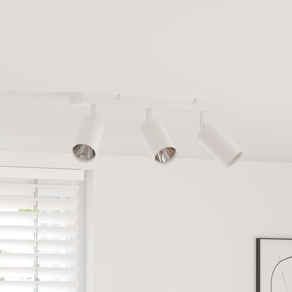 vidaXL Ceiling Spotlight White 38 x 5.5 x 16.5 cm Metal