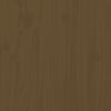 vidaXL Desk Honey Brown 110x50x75 cm Solid Wood Pine