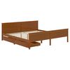 vidaXL Bed Frame without Mattress Honey Brown Solid Wood 180x200 cm Super King