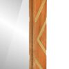 vidaXL Bathroom Mirror Brown 50x70x3 cm Solid Wood Mango and Glass