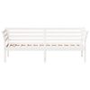 vidaXL Day Bed without Mattress White 75x190 cm Small Single Solid Wood Pine