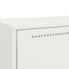 vidaXL Highboard White 68x39x111.5 cm Steel