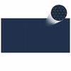 vidaXL Floating PE Solar Pool Film 400x200 cm Black and Blue