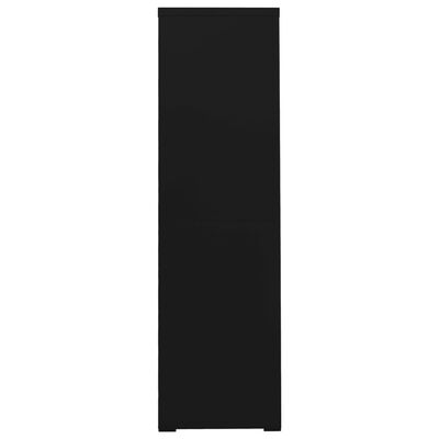 vidaXL Filing Cabinet Black 90x46x164 cm Steel