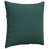 vidaXL Sofa Pillows 2 pcs Dark Green 60 x 60 cm Fabric