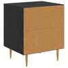 vidaXL Bedside Cabinet Black Oak 40 x 35 x 47.5 cm Engineered Wood
