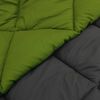 vidaXL Full Year Duvet Green and Anthracite 200 x 200 cm Microfiber