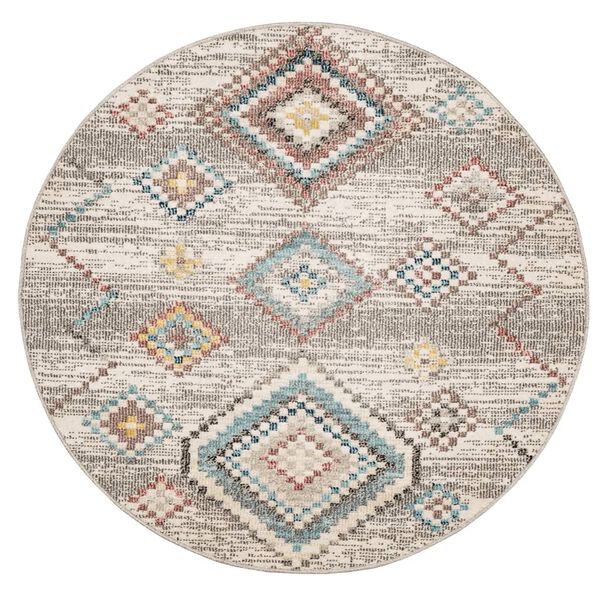 vidaXL Rug ARBIZU Indoor and Outdoor Vintage Design &Oslash; 120 cm