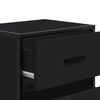 vidaXL Bedside Cabinets 2 pcs Black 40x31x50 cm Engineered Wood