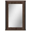 vidaXL Bathroom Mirror Cabinet Brown Oak 42x12x60 cm Engineered Wood
