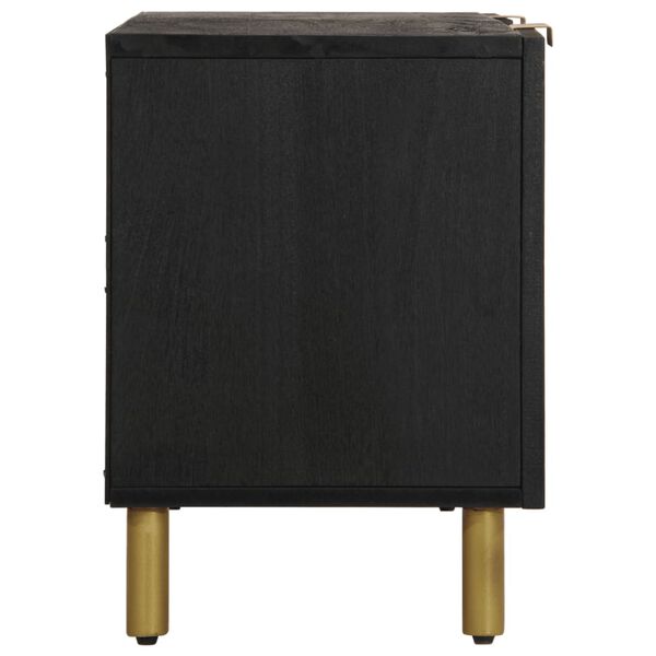vidaXL TV Cabinet Black 105x33x46 cm Engineered Wood