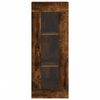 vidaXL Highboard Smoked Oak 34.5x34x180 cm Engineered Wood