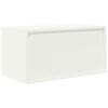 vidaXL Storage Cabinet White 80 x 40 x 40 cm Cold-Rolled Steel