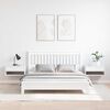 vidaXL Bedside Table 2 pcs White 50 x 32.5 x 24 cm Solid pine wood