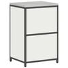 vidaXL Kitchen Storage with Shelf White 60 x 50 x 92 cm Steel