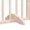 vidaXL Dog Gate with Door Foldable 12 Panels 600 cm Poplar Wood