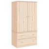 vidaXL Wardrobe ALTA 90x55x170 cm Solid Wood Pine