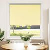 vidaXL Roller Blind Blackout Yellow 115x150 cm Fabric Width 110.7 cm Polyester