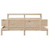 vidaXL Bed Frame with Headboard without Mattress 180x200 cm Super King
