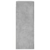 vidaXL Wall Mounted Cabinet Concrete Grey 69.5x34x90 cm