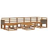 vidaXL Outdoor Sofa Set 8 pcs Natural Solid Acacia Wood