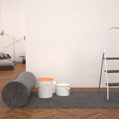 vidaXL Non-slip Painter Fleece 50 m 280 g/m² Grey