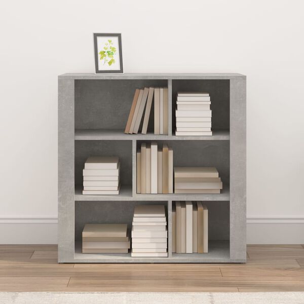 vidaXL Sideboard Concrete Grey 80x30x80 cm Engineered Wood