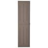 vidaXL Garden Storage Cabinet Brown 65x45x172 cm PP Wood Look