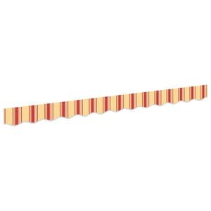 vidaXL Awning Valance Replacement Yellow and Orange 230 x 20 cm