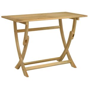 vidaXL Folding Garden Table 110x55x75 cm Solid Wood Acacia