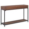 vidaXL Console Table with 3 Drawers 120x30x76 cm Solid Fir Wood