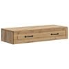 vidaXL Wall-Mounted Side Table 87.5 x 34.5 x 17 cm Engineered Wood