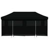 vidaXL Party Tent Folding Black 292 x 580 x 315 cm Oxford Fabric