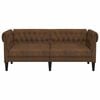 vidaXL Chesterfield Sofa with Cushion Brown 182.5 x 74.5 x 74.5 cm