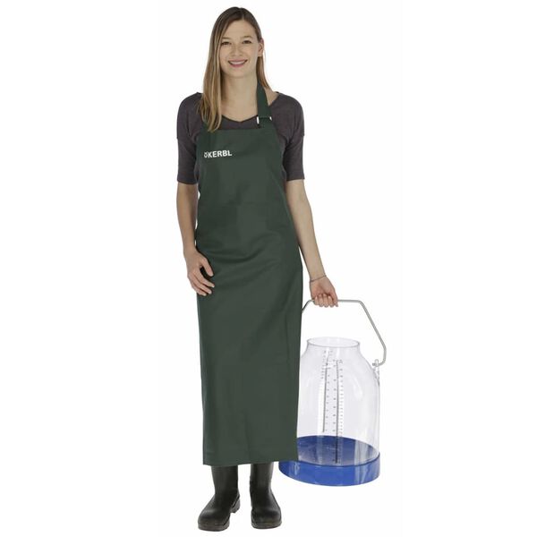 Kerbl Milking Apron Premium 125x118 cm Green 15614